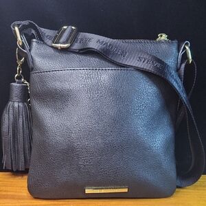 Steve Madden Black Crossbody Bag with Tassel